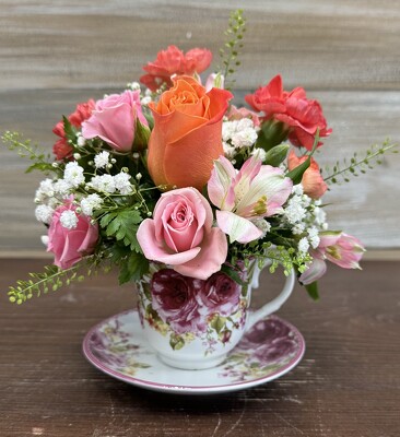 TEACUP FLORAL TEACUP FLORAL